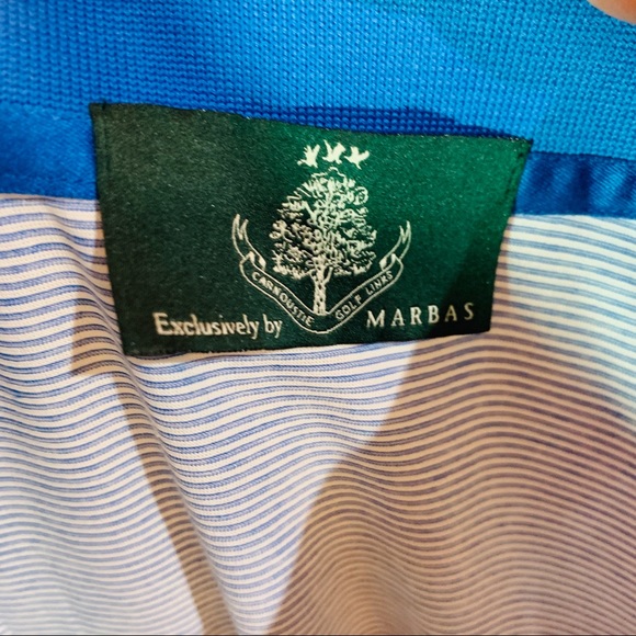 NWT Marbas Carnoustie Golf links blue shirt XXL - Picture 7 of 8
